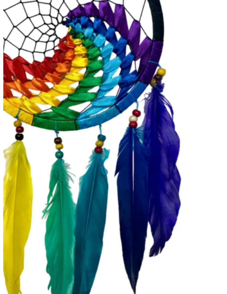 dromenvanger-wave-regenboog-zwart-22-cm