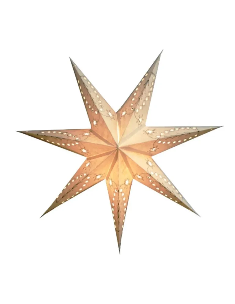 kerstster-met-verlichtingsset-geborduurde-ster-white-arrow-60-cm