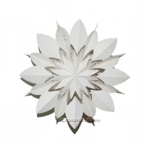 -witte-snowflake-flower-zonder-verlichtingsset