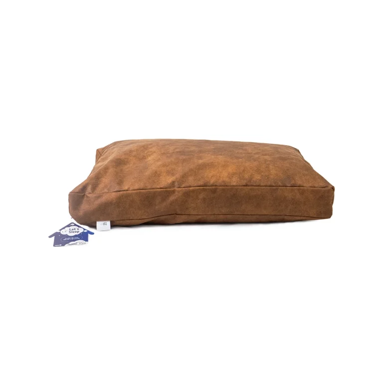 Lets-Sleep-Plush-Pillow-Hondenkussen-L-Cognac