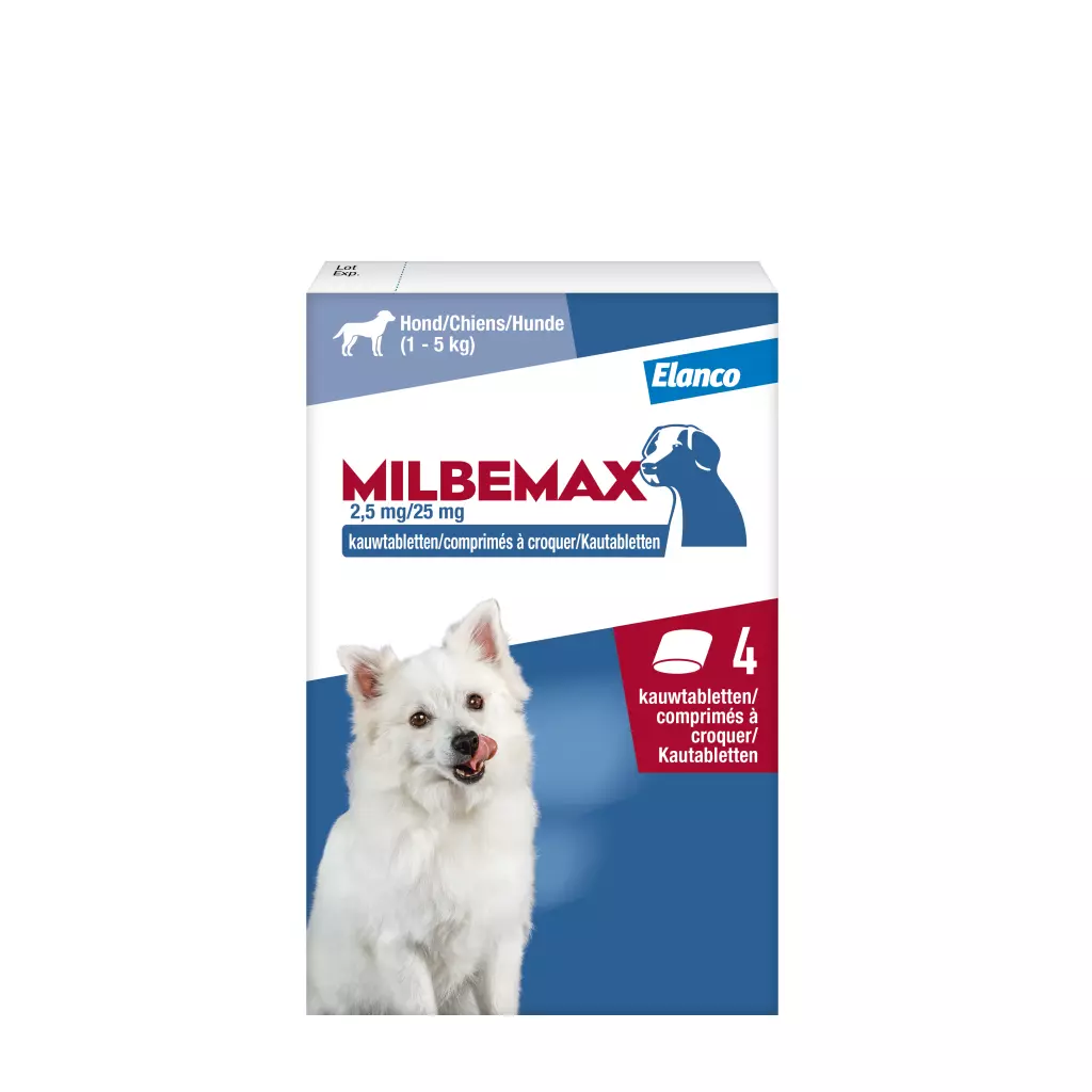 Milbemax Kauwtabletten Hond Klein Chewy